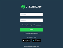 Tablet Screenshot of central.greenroad.com